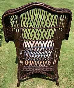 antique wicker chair