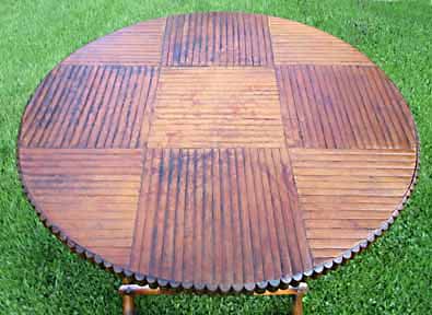 Antique Bamboo Dining Set