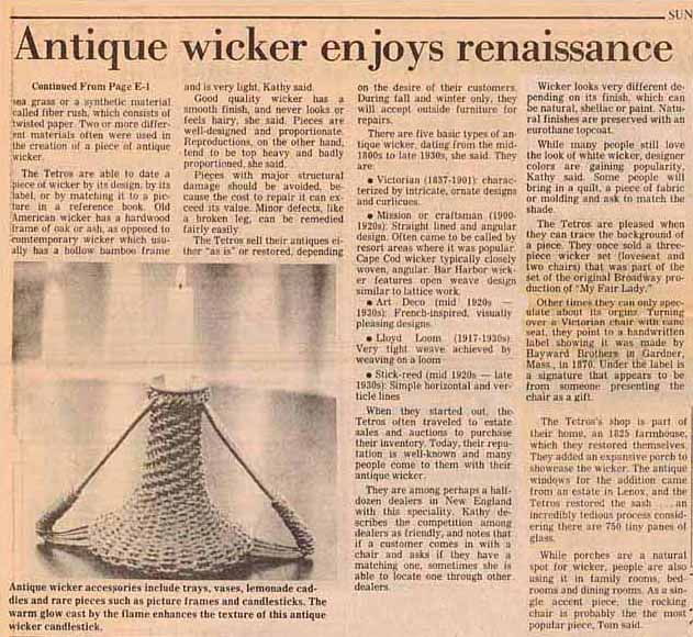 American Antique Wicker