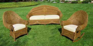 Antique Wicker Set