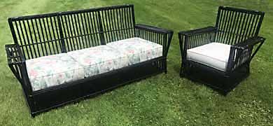Antique Wicker Set