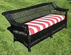 Antique Wicker Sofa