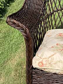 antique wicker chair