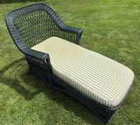 Antique Wicker Chaise Lounge