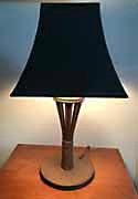 Antique Wicker Lamp