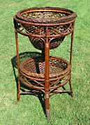 Antique Wicker Sewing Stand
