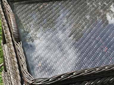 Antique Wicker Teacart