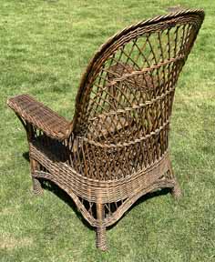 antique wicker suite